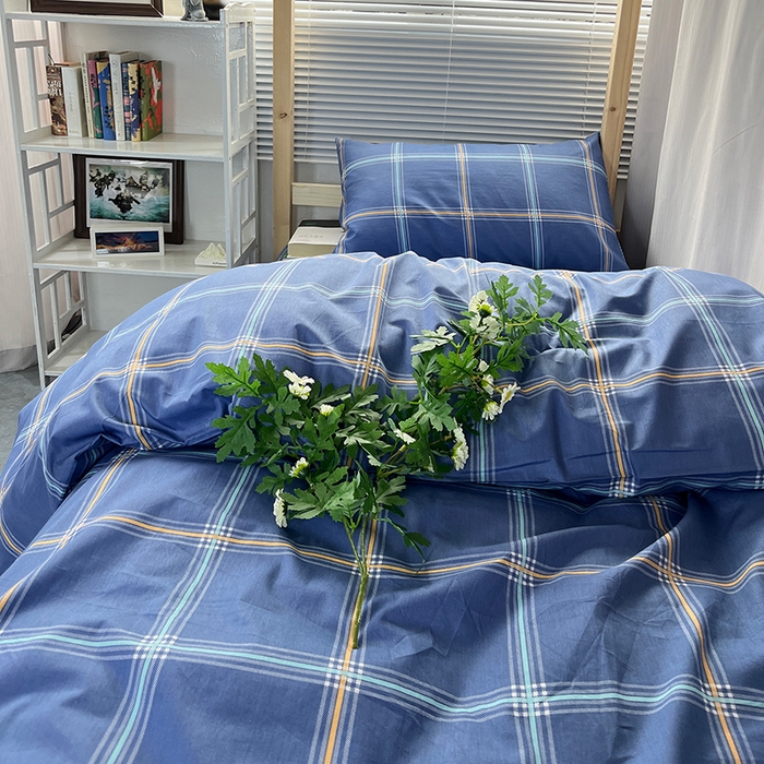 91家纺网 家纺一手货源 找家纺 云梦2025新款全棉印花学生宿舍套件 墨韵江南