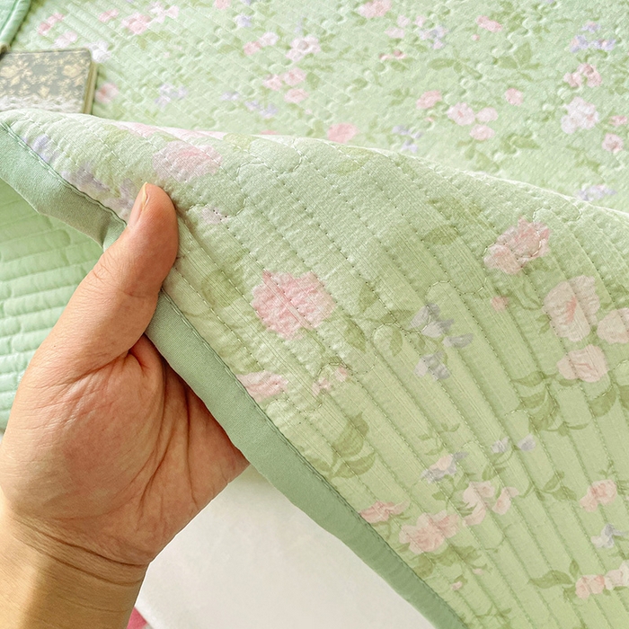 91家纺网 家纺一手货源 找家纺 恒尚居 2025新款云感床褥垫双层皱皱纱学生软床垫床护垫-四季款-系列一 美丽心情