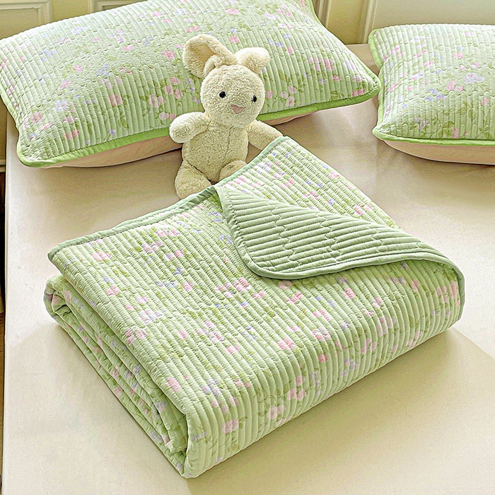 91家纺网 家纺一手货源 找家纺 恒尚居 2025新款云感床褥垫双层皱皱纱学生软床垫床护垫-四季款-系列一 美丽心情