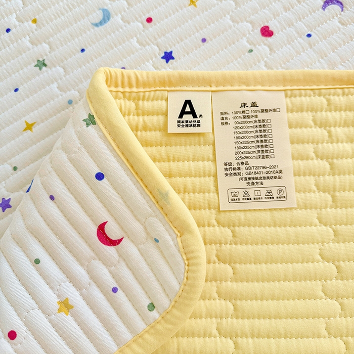 91家纺网 家纺一手货源 找家纺 恒尚居 2025新款云感床褥垫双层皱皱纱学生软床垫床护垫-四季款-系列一 星月