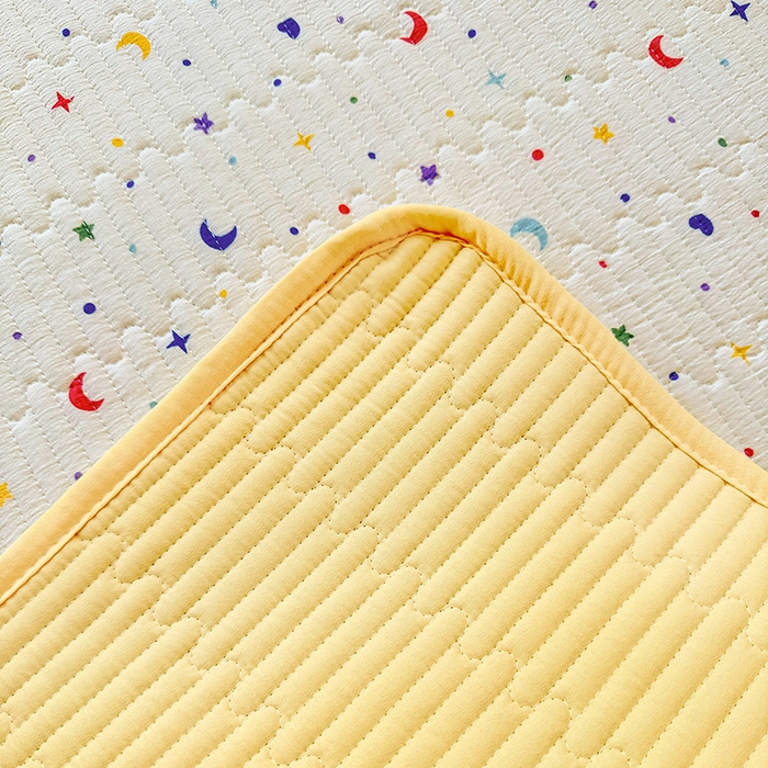 91家纺网 家纺一手货源 找家纺 恒尚居 2025新款云感床褥垫双层皱皱纱学生软床垫床护垫-四季款-系列一 星月