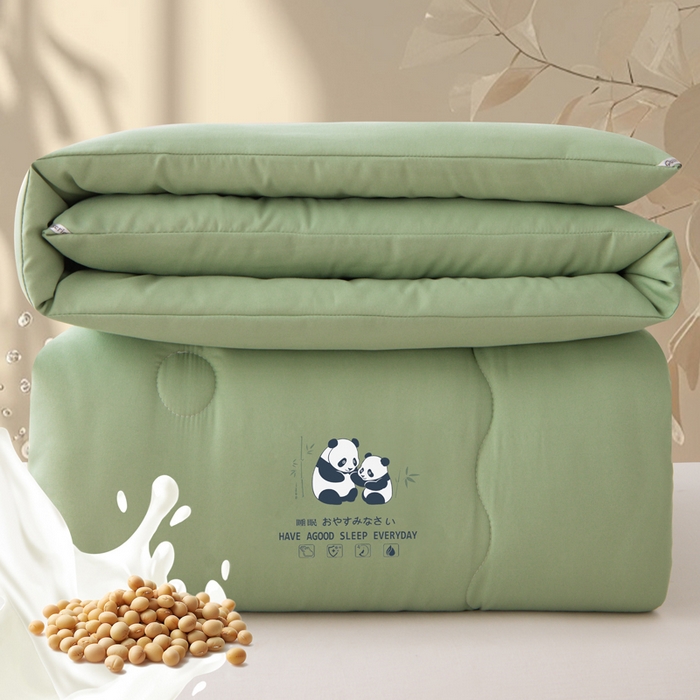 91家纺网 家纺一手货源 找家纺 （总）瑶瑶家居床垫 2025新款大豆纤维熊猫被 被子被芯大熊猫系列