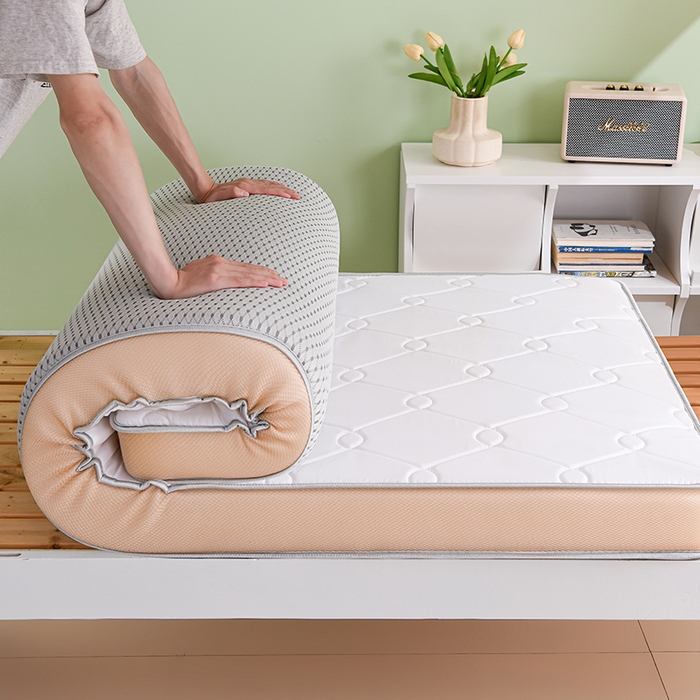 美克家居 2025新款5D立体科技亲肤舒适简约居家磨毛立体边床垫学生床垫 立体床垫-大方白