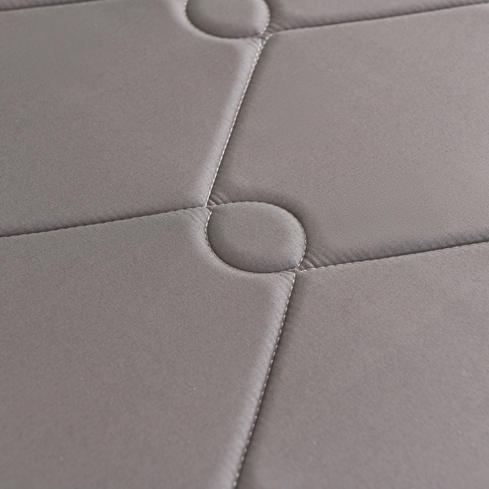 91家纺网 家纺一手货源 找家纺 美克家居 2025新款5D立体科技亲肤舒适简约居家磨毛立体边床垫学生床垫 立体床垫-大方灰