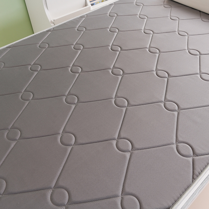 91家纺网 家纺一手货源 找家纺 美克家居 2025新款5D立体科技亲肤舒适简约居家磨毛立体边床垫学生床垫 立体床垫-大方灰