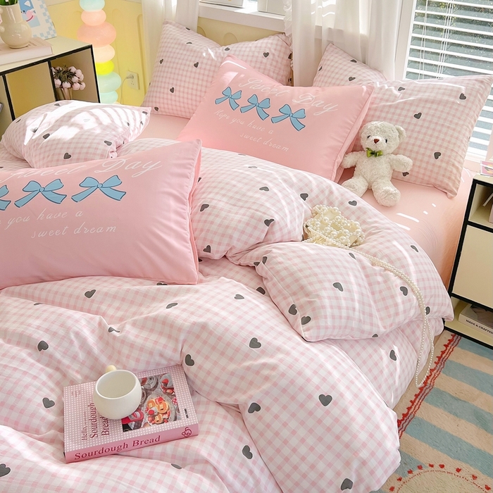 91家纺网 家纺一手货源 找家纺 （总）大麦乐田2025新款超柔大版印花四件套