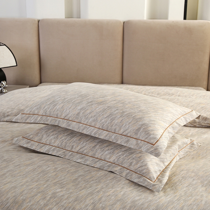 91家纺网 家纺一手货源 找家纺 金纱玉纺 2025年新款加厚四件套 阿华田-灰