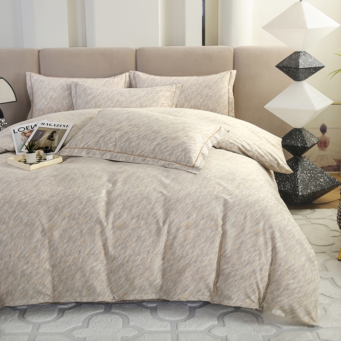 91家纺网 家纺一手货源 找家纺 金纱玉纺 2025年新款加厚四件套 阿华田-灰