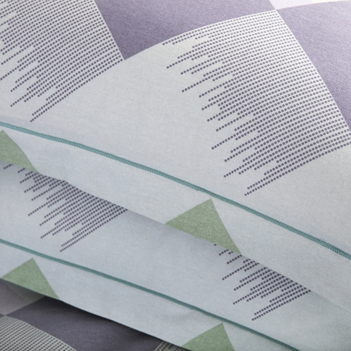 91家纺网 家纺一手货源 找家纺 金纱玉纺 2025年新款加厚四件套 晨曲-绿