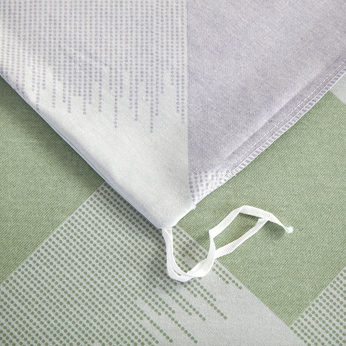 91家纺网 家纺一手货源 找家纺 金纱玉纺 2025年新款加厚四件套 晨曲-绿