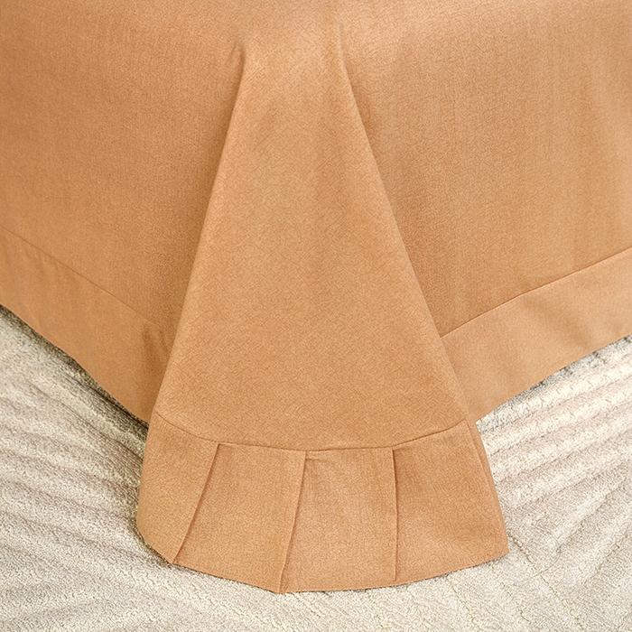 91家纺网 家纺一手货源 找家纺 金纱玉纺 2025年新款加厚四件套 从林春意-桔