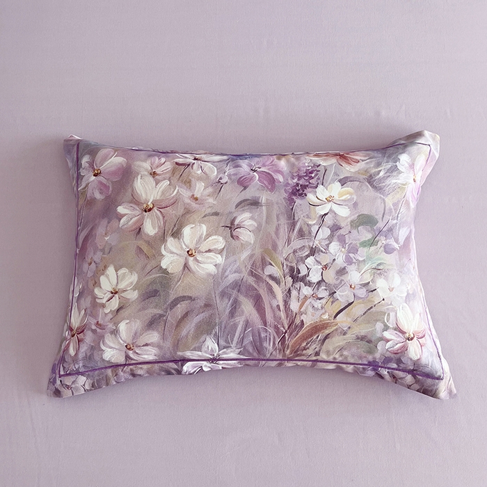 91家纺网 家纺一手货源 找家纺 金纱玉纺 2025年新款加厚四件套 丛林春意-紫