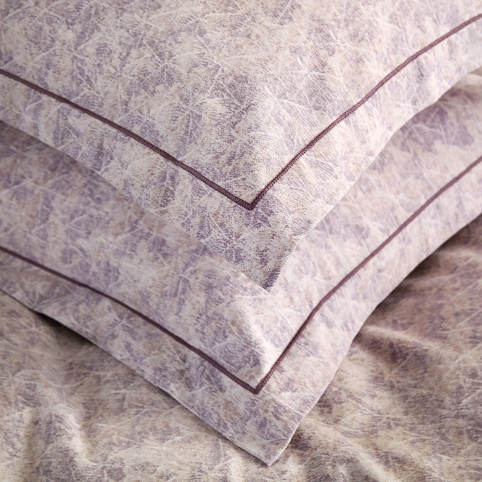 91家纺网 家纺一手货源 找家纺 金纱玉纺 2025年新款加厚四件套 风信-紫