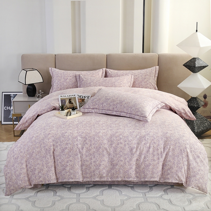 金纱玉纺 2025年新款加厚四件套 风信-紫