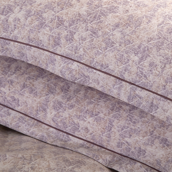 91家纺网 家纺一手货源 找家纺 金纱玉纺 2025年新款加厚四件套 风信-紫