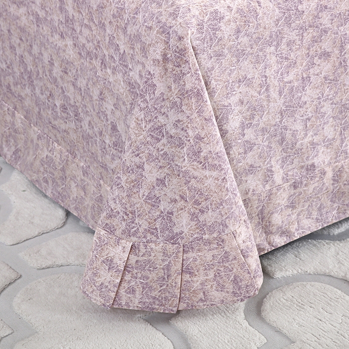 91家纺网 家纺一手货源 找家纺 金纱玉纺 2025年新款加厚四件套 风信-紫