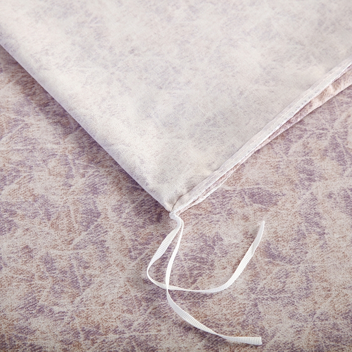 91家纺网 家纺一手货源 找家纺 金纱玉纺 2025年新款加厚四件套 风信-紫