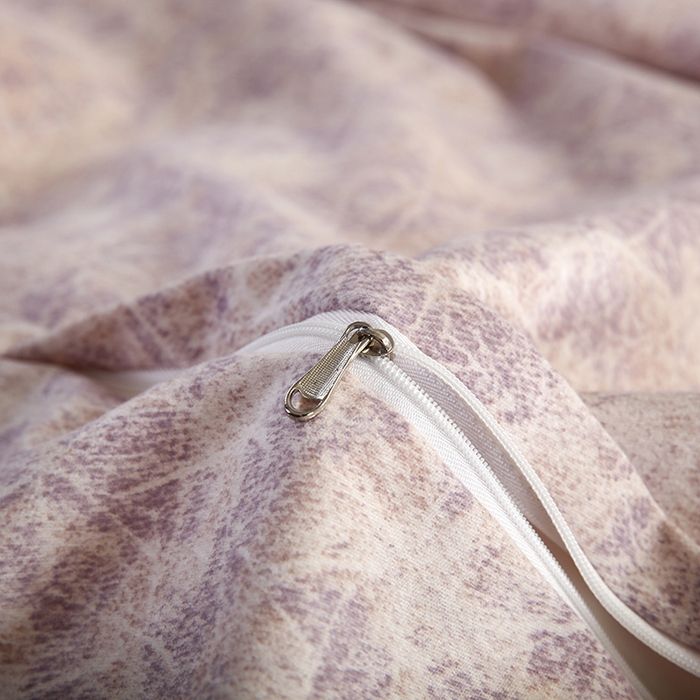 91家纺网 家纺一手货源 找家纺 金纱玉纺 2025年新款加厚四件套 风信-紫