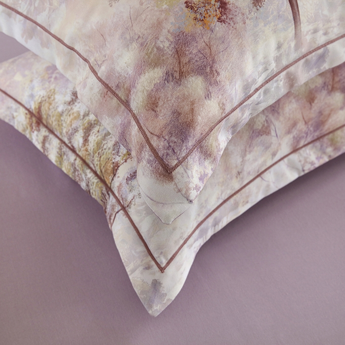 91家纺网 家纺一手货源 找家纺 金纱玉纺 2025年新款加厚四件套 绿韵-紫