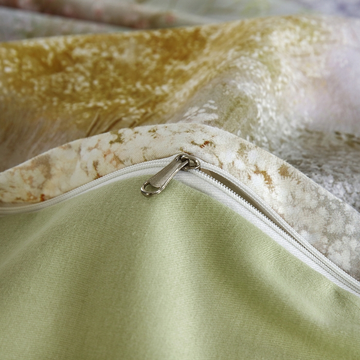 91家纺网 家纺一手货源 找家纺 金纱玉纺 2025年新款加厚四件套 琼林玉树-绿