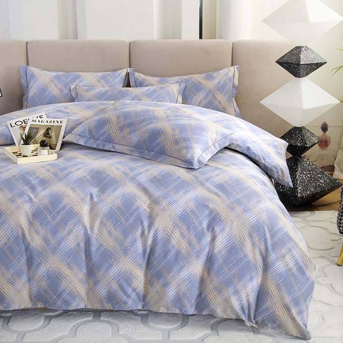 91家纺网 家纺一手货源 找家纺 金纱玉纺 2025年新款加厚四件套 维也纳-兰