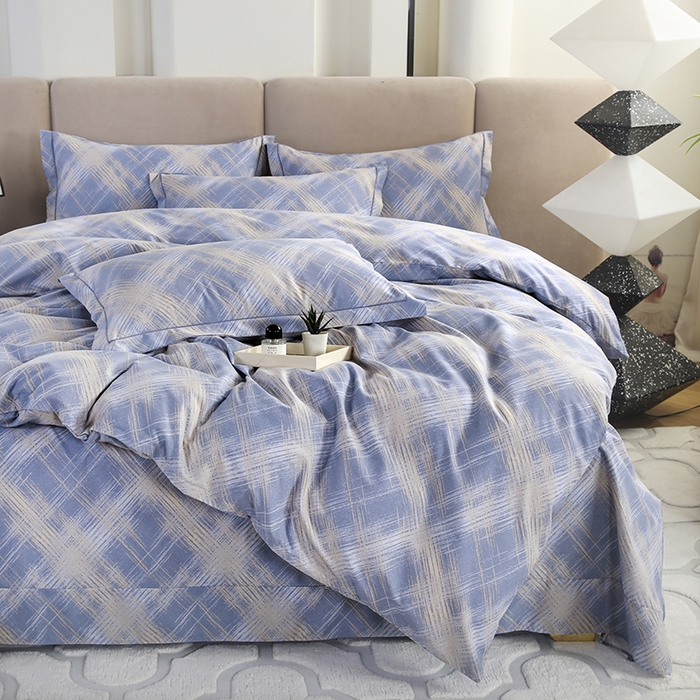 91家纺网 家纺一手货源 找家纺 金纱玉纺 2025年新款加厚四件套 维也纳-兰