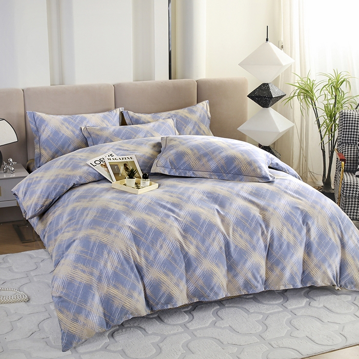 91家纺网 家纺一手货源 找家纺 金纱玉纺 2025年新款加厚四件套 维也纳-兰