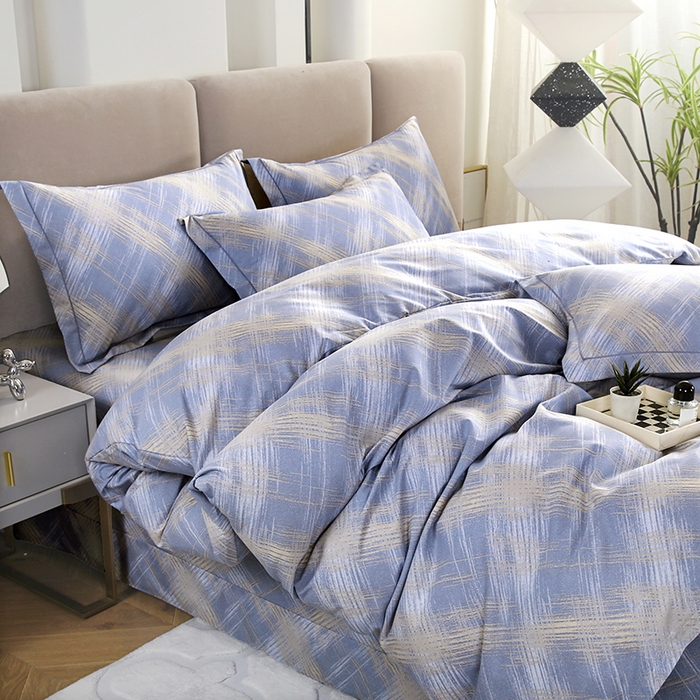 91家纺网 家纺一手货源 找家纺 金纱玉纺 2025年新款加厚四件套 维也纳-兰