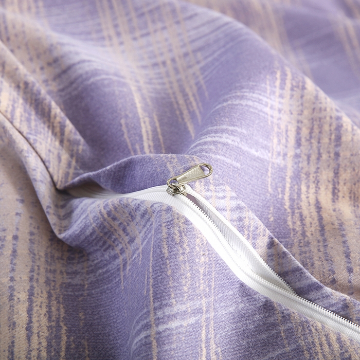 91家纺网 家纺一手货源 找家纺 金纱玉纺 2025年新款加厚四件套 维也纳-紫