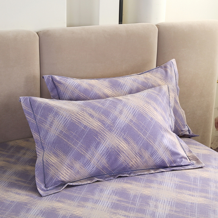 91家纺网 家纺一手货源 找家纺 金纱玉纺 2025年新款加厚四件套 维也纳-紫