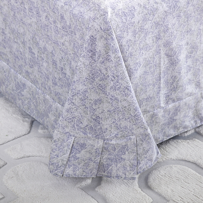 91家纺网 家纺一手货源 找家纺 金纱玉纺 2025年新款加厚四件套 月影-灰