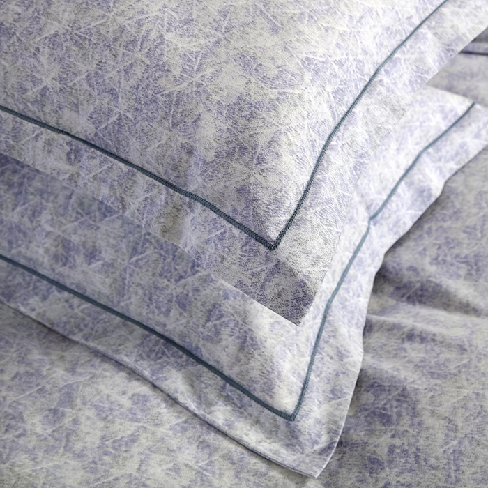 91家纺网 家纺一手货源 找家纺 金纱玉纺 2025年新款加厚四件套 月影-灰