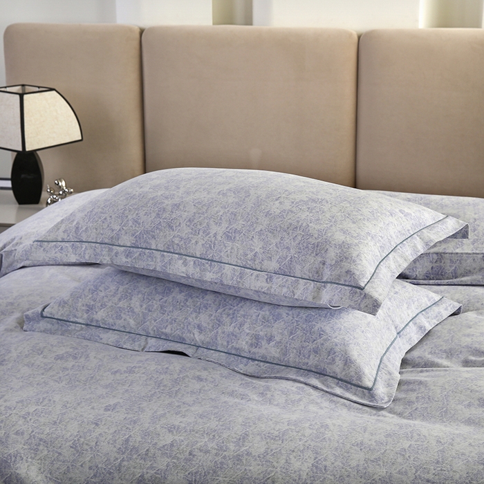 91家纺网 家纺一手货源 找家纺 金纱玉纺 2025年新款加厚四件套 月影-灰