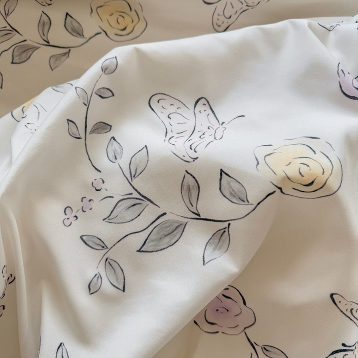 91家纺网 家纺一手货源 找家纺 慕澄家纺 2025新款小清新花边款水洗棉四件套-第二波 花边款-花间