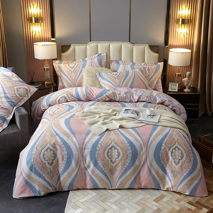 91家纺网 家纺一手货源 找家纺 （总）威克凯丽 2024新款全棉生态磨毛四件套