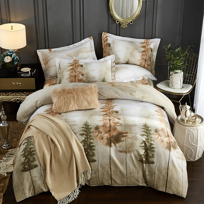 91家纺网 家纺一手货源 找家纺 （总）威克凯丽 2024新款全棉生态磨毛四件套