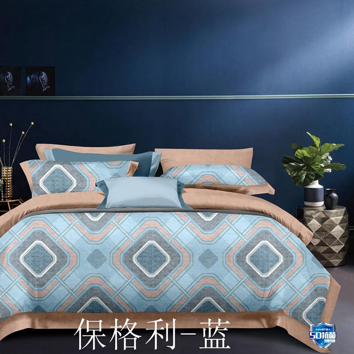 91家纺网 家纺一手货源 找家纺 （总）威克凯丽 2024新款全棉生态磨毛四件套