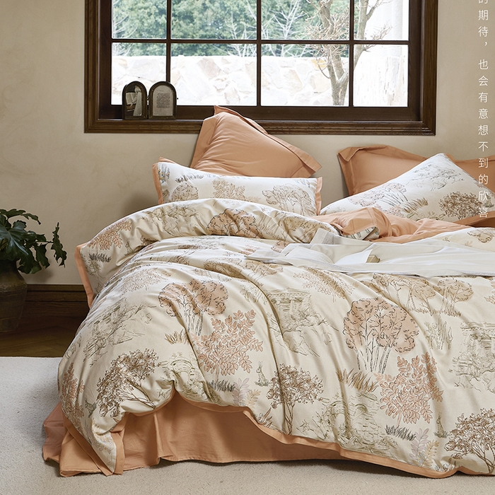 91家纺网 家纺一手货源 找家纺 （总）威克凯丽 2024新款全棉生态磨毛四件套