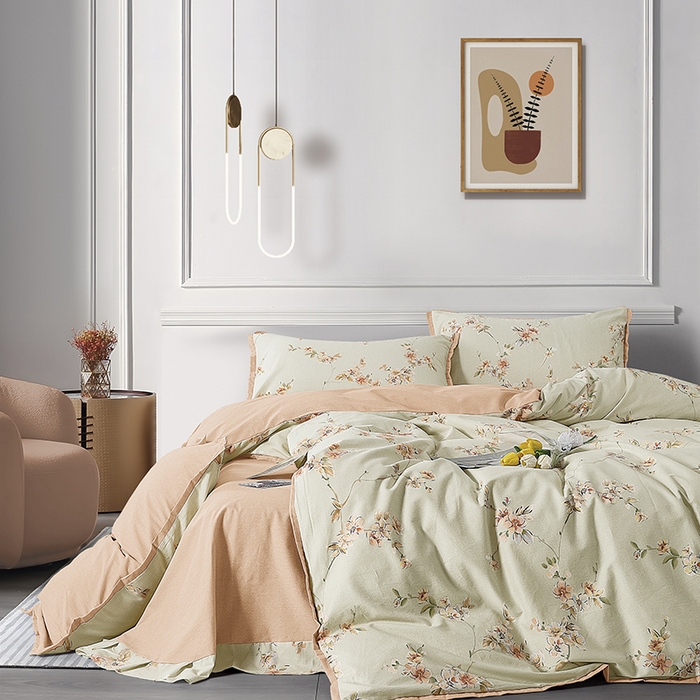 91家纺网 家纺一手货源 找家纺 （总）威克凯丽 2024新款全棉生态磨毛四件套