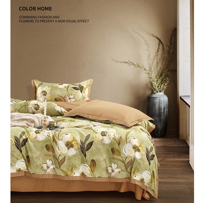 91家纺网 家纺一手货源 找家纺 （总）威克凯丽 2024新款全棉生态磨毛四件套