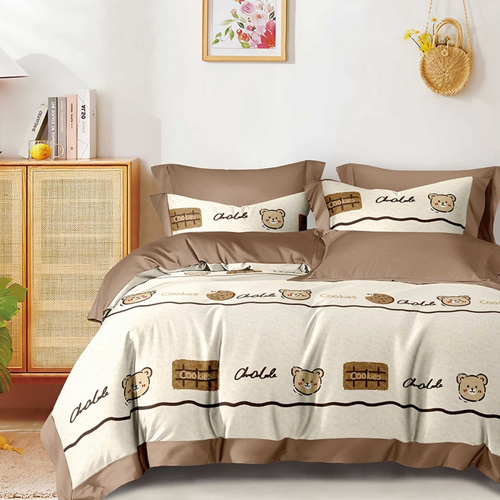 91家纺网 家纺一手货源 找家纺 （总）威克凯丽 2024新款全棉生态磨毛四件套