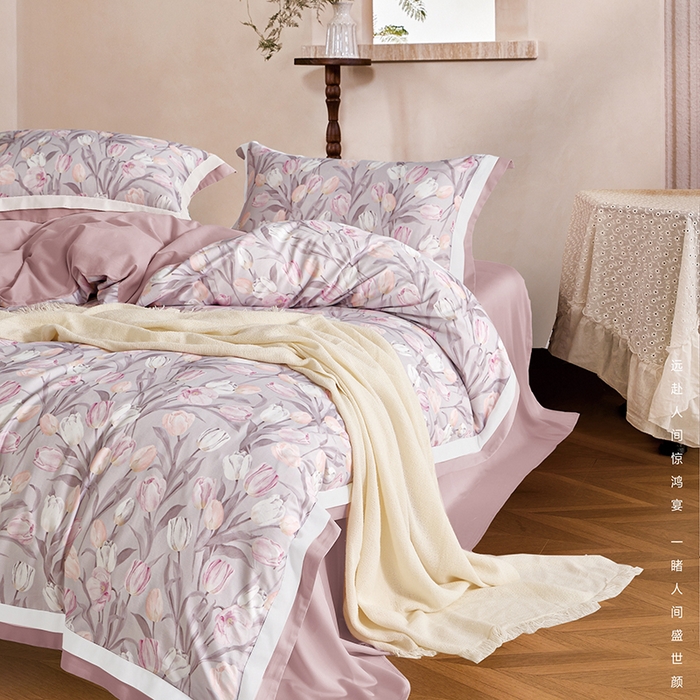 91家纺网 家纺一手货源 找家纺 （总）威克凯丽 2024新款全棉生态磨毛四件套