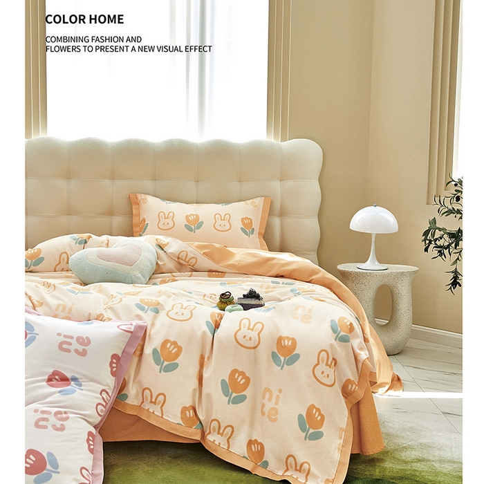 91家纺网 家纺一手货源 找家纺 （总）威克凯丽 2024新款全棉生态磨毛四件套