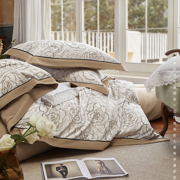 91家纺网 家纺一手货源 找家纺 （总）威克凯丽 2024新款全棉生态磨毛四件套