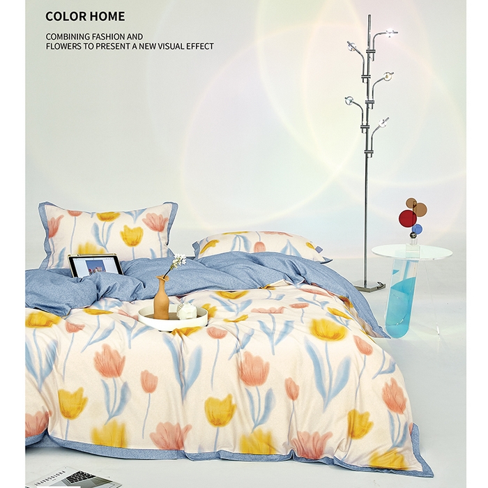 91家纺网 家纺一手货源 找家纺 （总）威克凯丽 2024新款全棉生态磨毛四件套