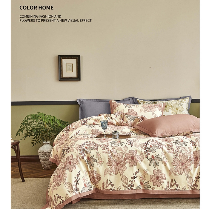 91家纺网 家纺一手货源 找家纺 （总）威克凯丽 2024新款全棉生态磨毛四件套