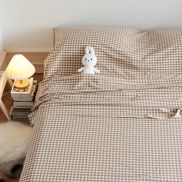 91家纺网 家纺一手货源 找家纺 猪先生2025新款全棉水洗棉旅行隔脏睡袋 米小格