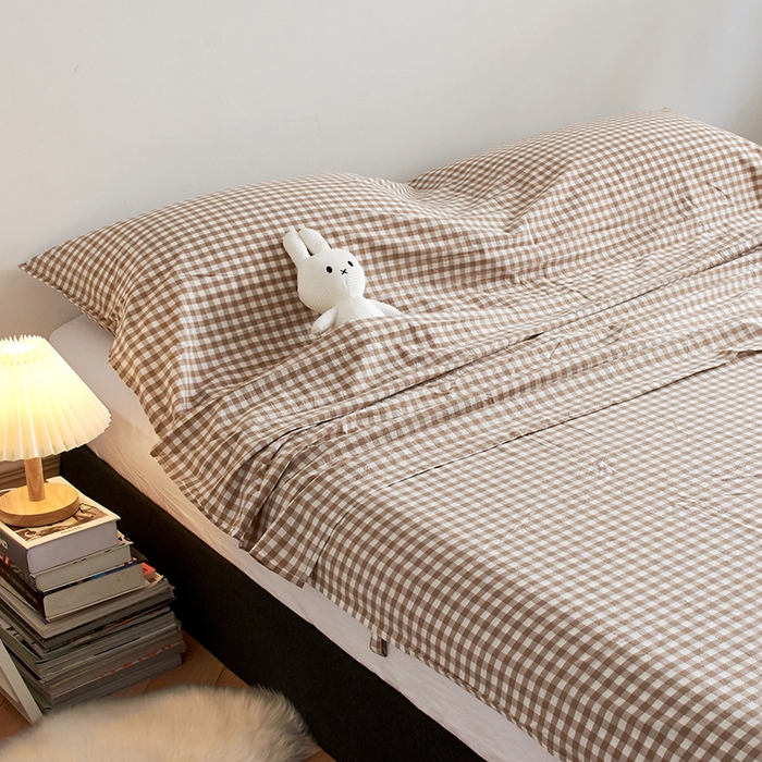 91家纺网 家纺一手货源 找家纺 猪先生2025新款全棉水洗棉旅行隔脏睡袋 米小格