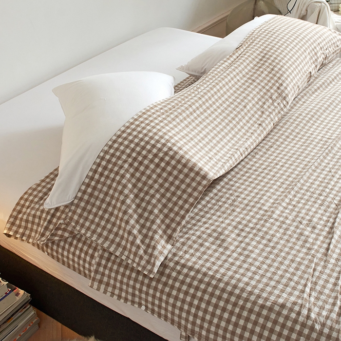 91家纺网 家纺一手货源 找家纺 猪先生2025新款全棉水洗棉旅行隔脏睡袋 米小格