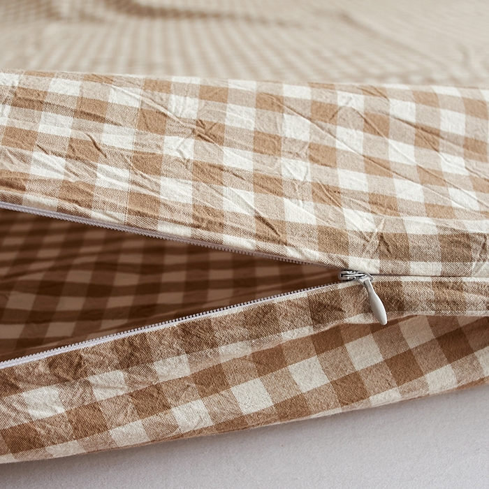 91家纺网 家纺一手货源 找家纺 猪先生2025新款全棉水洗棉旅行隔脏睡袋 米小格